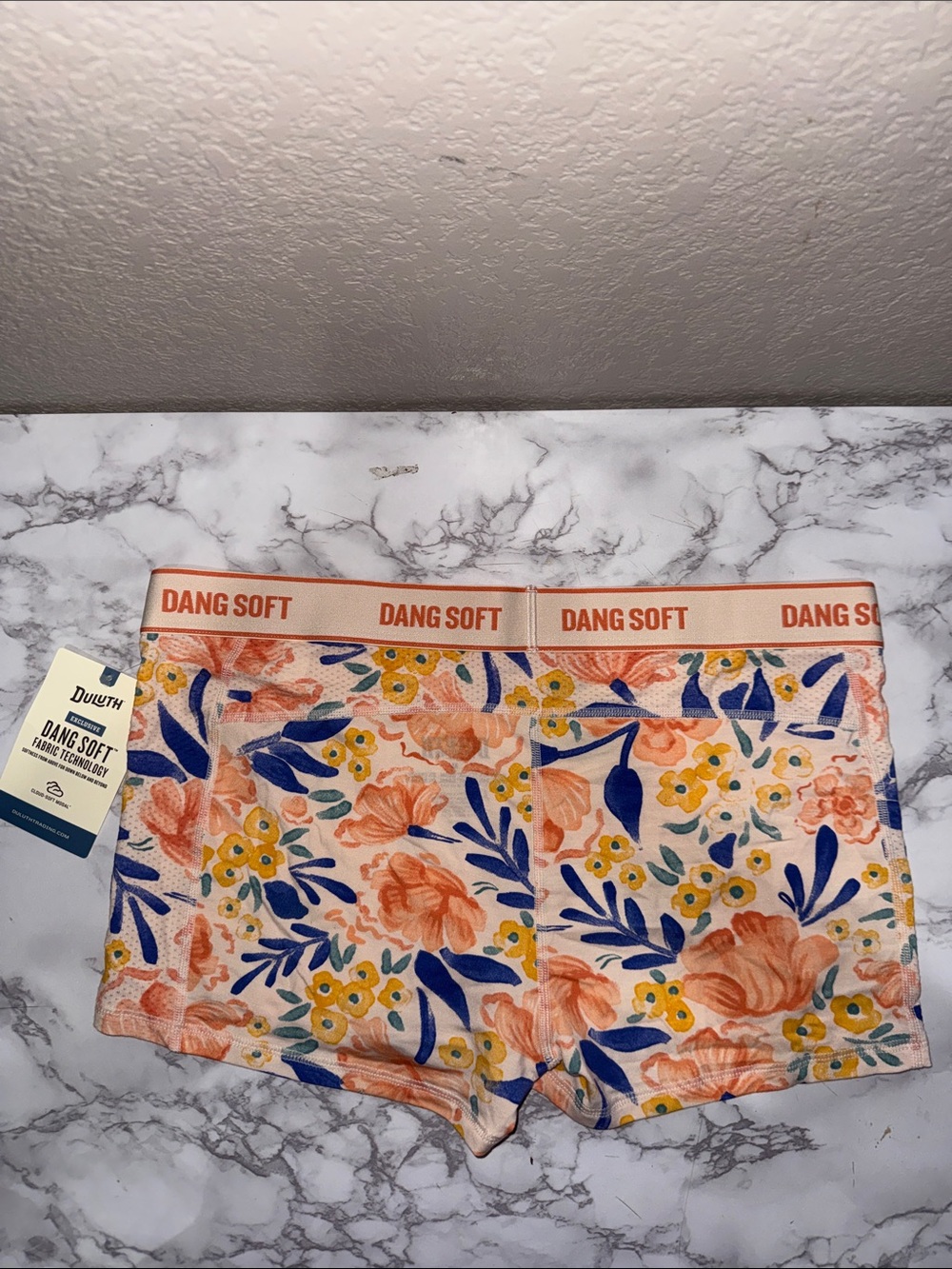 Duluth Trading Co Dang Soft Floral Boyshort Underwear— NWT Medium